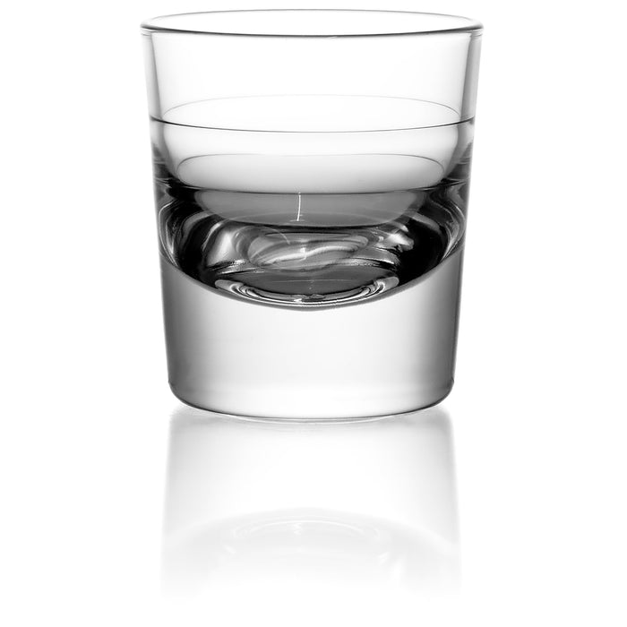 Red Co. Set of 6 Clear Glass Small 6 Fl Oz Drinking Glassware Beverage Tumblers