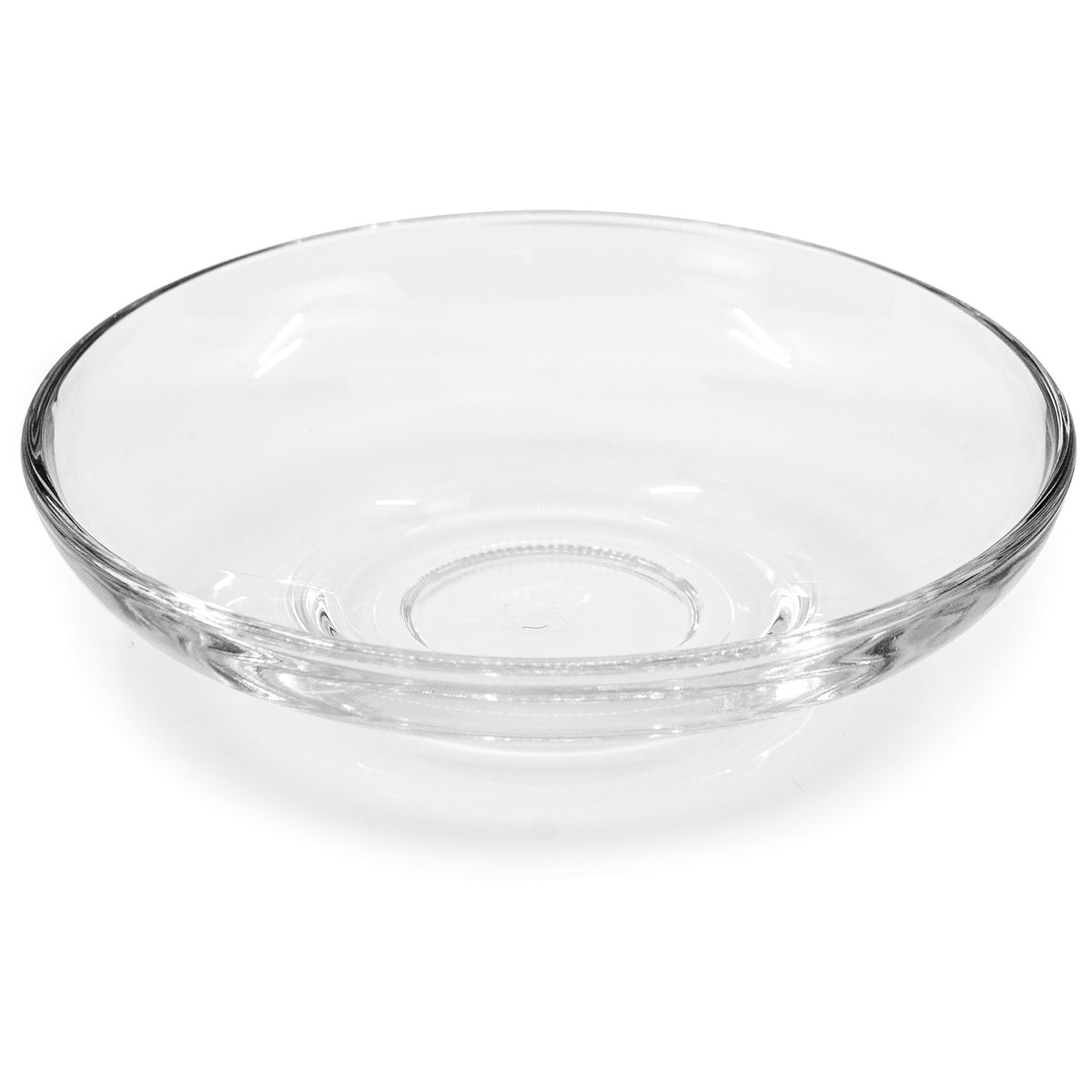 Red Co. Set of 6 Classic 4” Dia Clear Glass Appetizer Serving Saucer ...