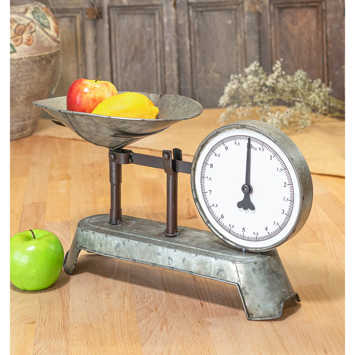 Red Co. 17” x 9” Vintage Reproduction Decorative Galvanized Metal — Red ...