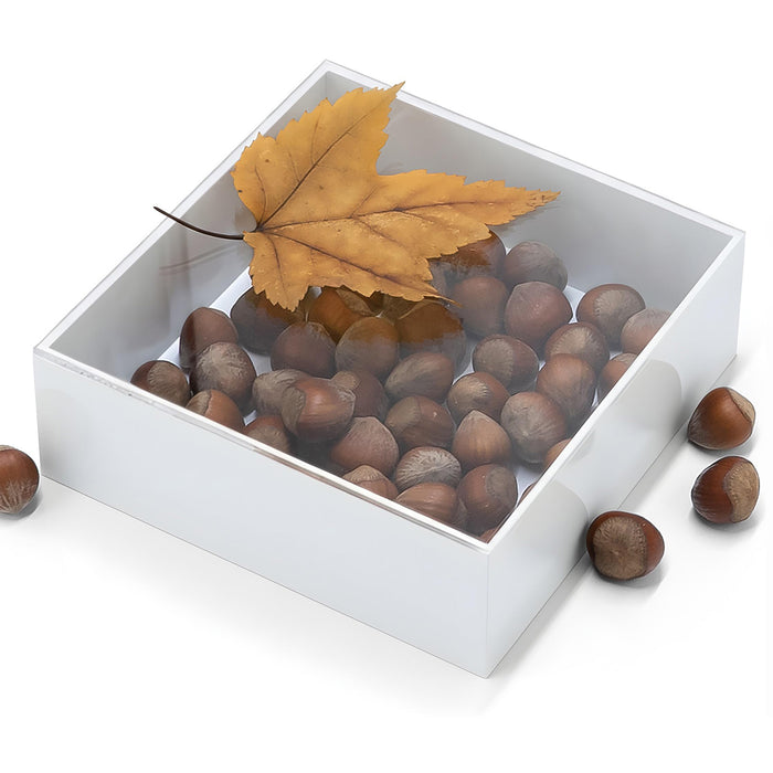 Red Co. Set of 3 Acrylic Cube Display Nesting Risers with Hollow Bottoms