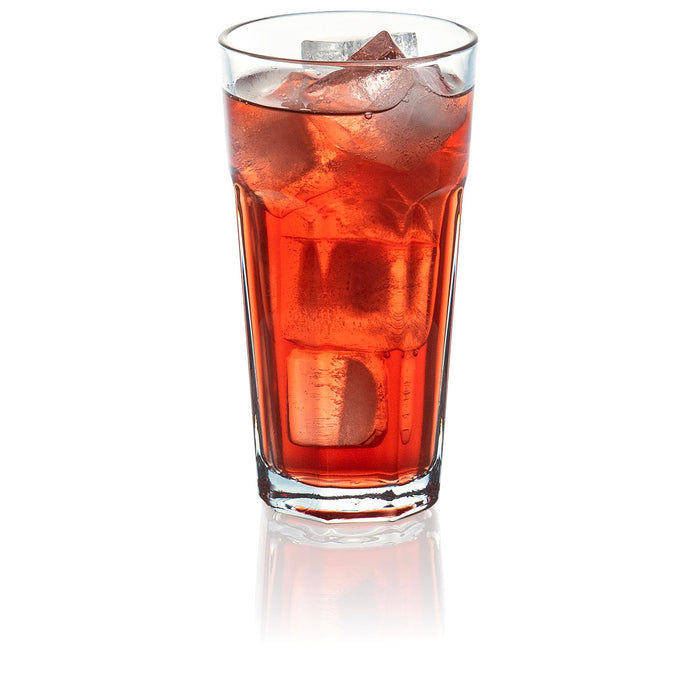 Red Co. Classic Design Tumbler Drinking Glass Beverage Glasses, Set of 6