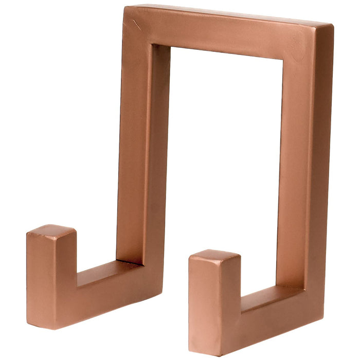 Red Co. 8” Tall Industrial-Style Metal Photo Frame Holder & Plate Display Stand Easel