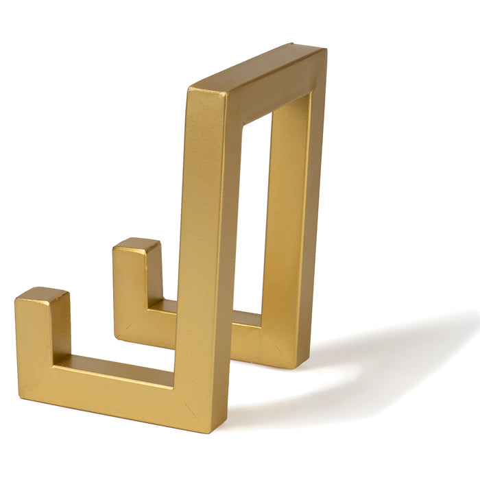 Red Co. 8” Tall Industrial-Style Metal Photo Frame Holder & Plate Display Stand Easel