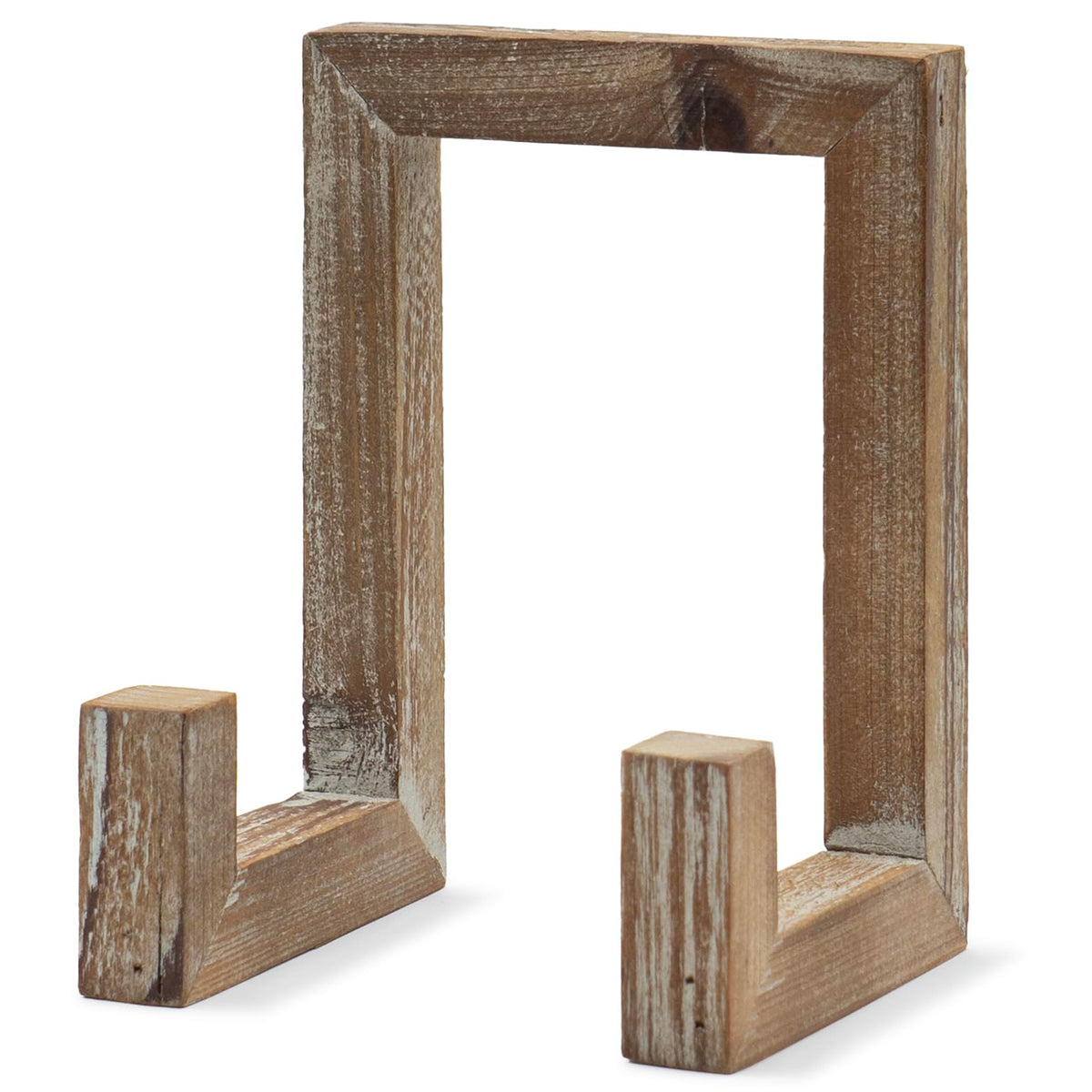 Red Co. 8” Tall Decorative Farmhouse Wooden Display Plate Stand — Red ...