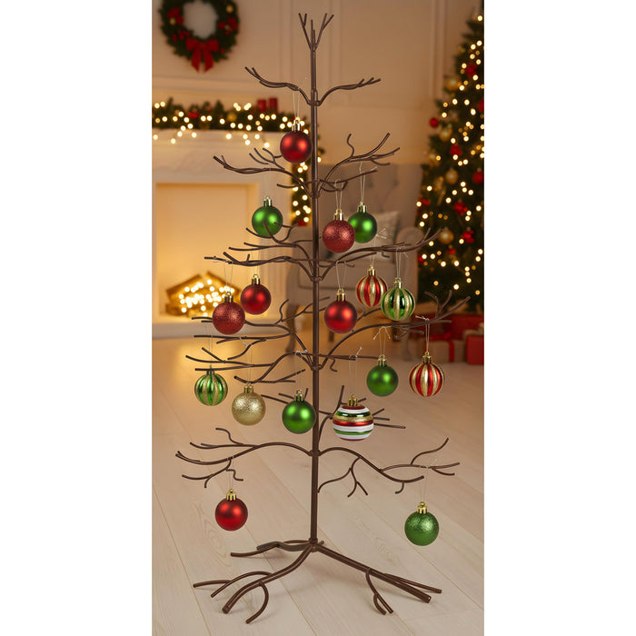 Red Co. Ornament Tree Christmas Décor/Jewelry and Accessory Display in Bronze Finish - 36" h