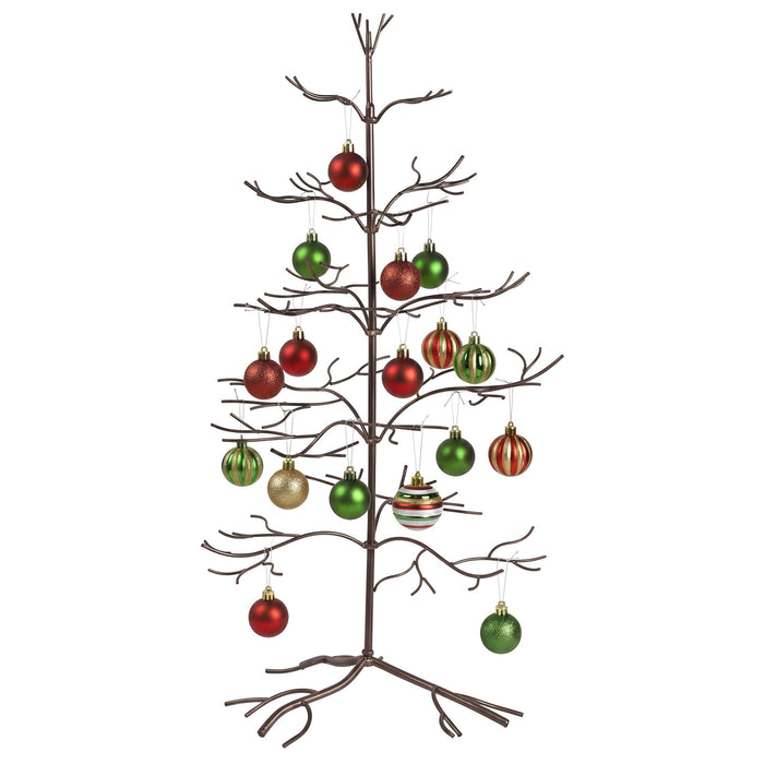 Red Co. Ornament Tree Christmas Décor/Jewelry and Accessory Display in Bronze Finish - 36" h