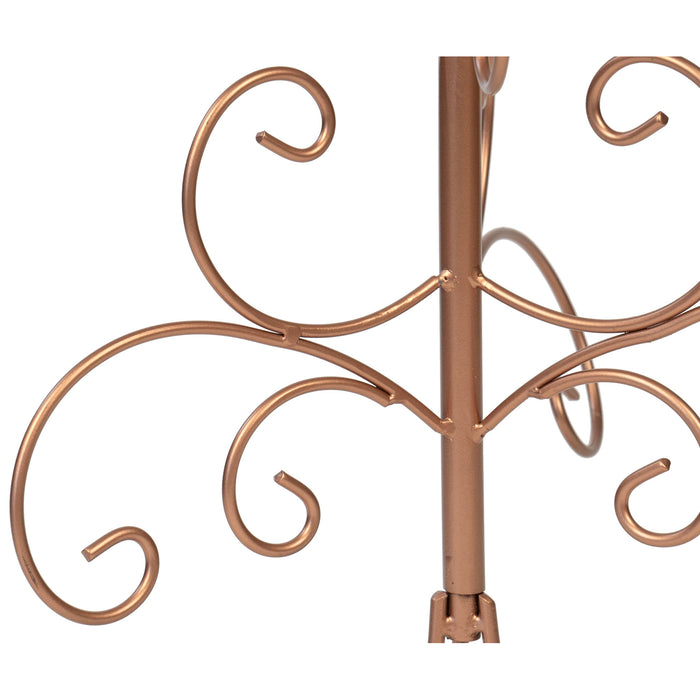 Red Co. 26” Metal Wire 5-Tier Ornament Display Tree Stand and Christmas Décor Holder