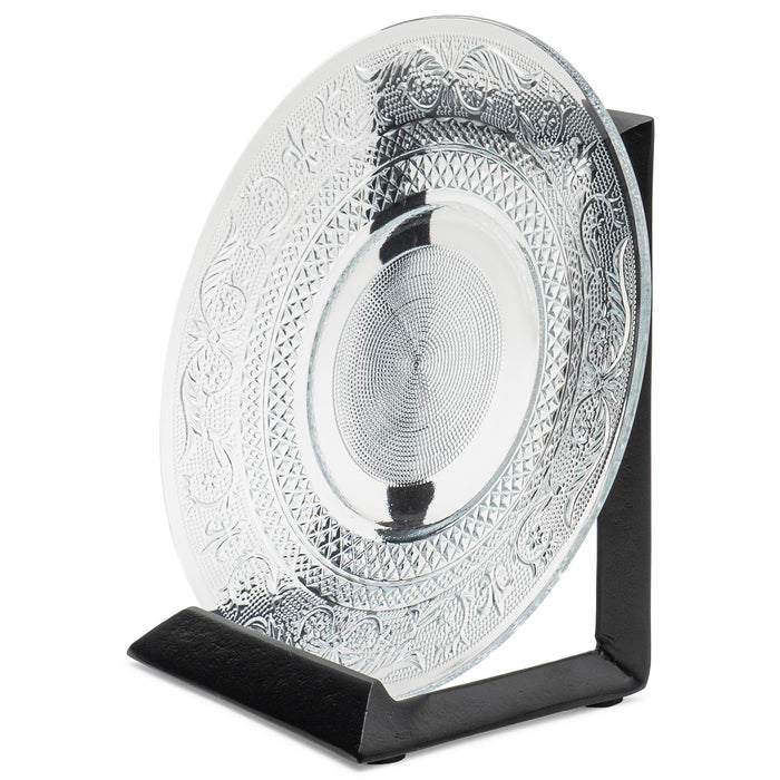 Red Co. 8” Decorative Metal Display Plate Stand and Art Holder Easel