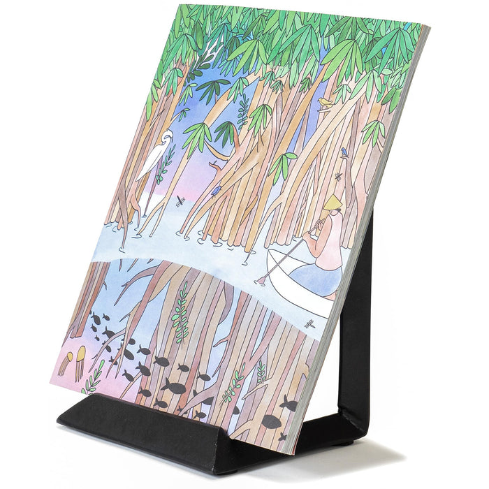 Red Co. 8” Decorative Metal Display Plate Stand and Art Holder Easel