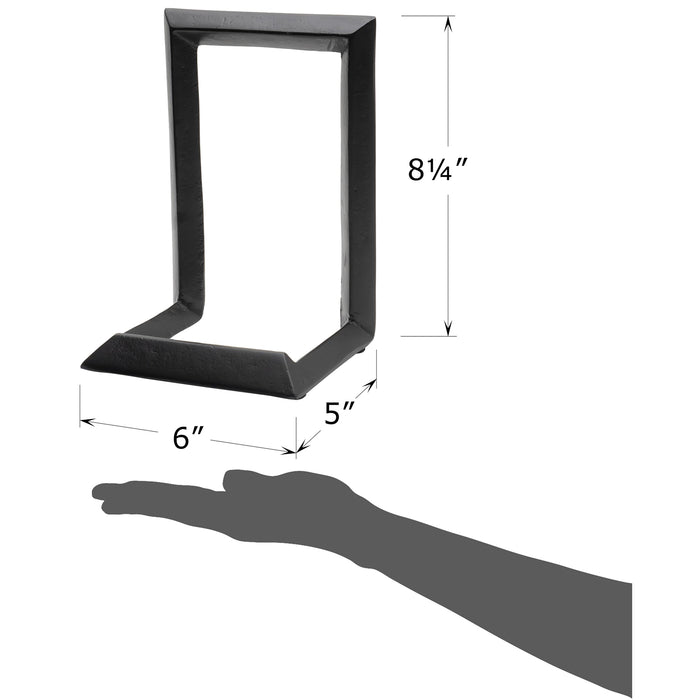 Red Co. 8” Decorative Metal Display Plate Stand and Art Holder Easel