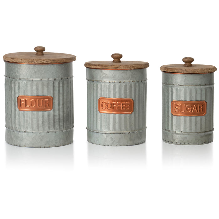 London Boutique Porcelain Tea Coffee Sugar Canister Set 3 Storage Jar London Boutique Porcelain Tea Coffee Sugar Canister Set 3 Storage Jar