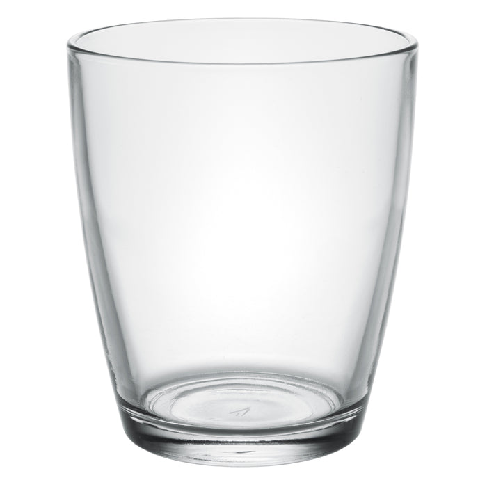 Vega Modern Clear Glass Iced Tea Cups, Drinking Glasses Water Juice Soda Beverage Tumblers, Set of 6