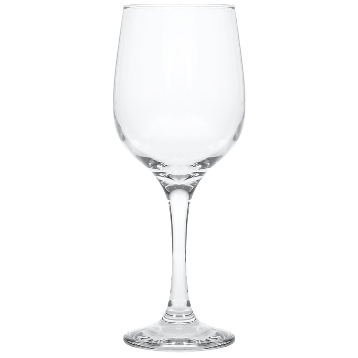 Red Co. Tulip Shaped Clear Glass for Red Wine, 13.5 Ounce, Set of 4