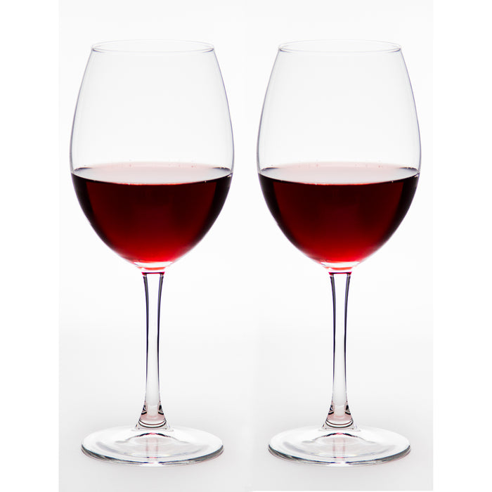 Red Co. All-Purpose Premium Stemmed Wine Glasses, 20 Ounces