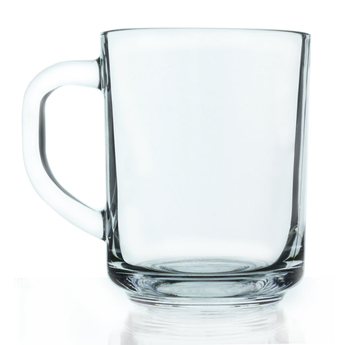 Everyday Clear Glass Coffee Mug, 8.25 Ounce