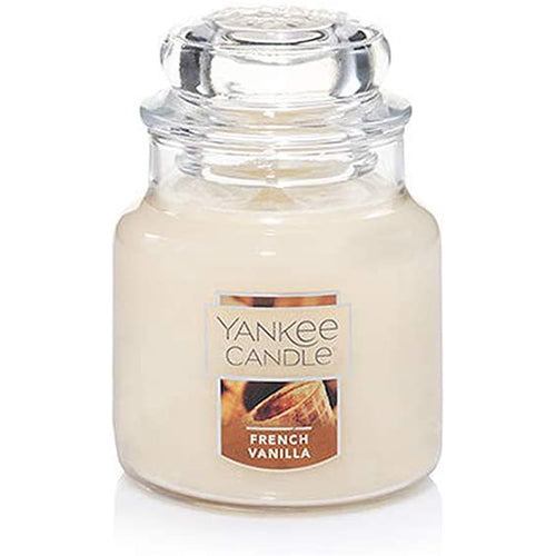 Yankee Candle French Vanilla Small Jar Candle, Food & Spice Scent