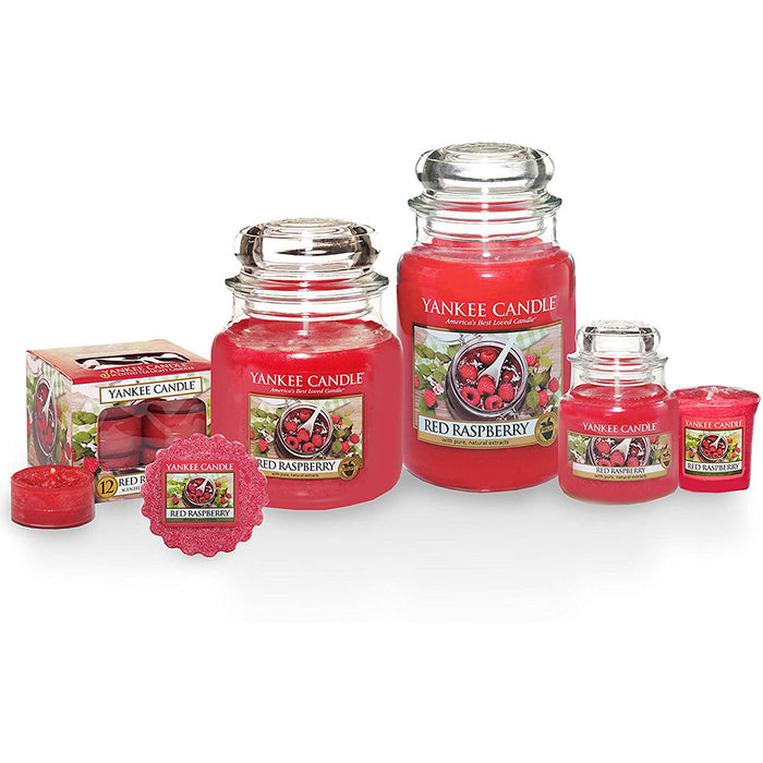 Yankee Candle 5038580062090 Jar Small Red Raspberry YSMRR, One Size