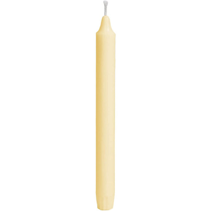 Red Co. Pantry Collection 10 Inch Classic Unscented Taper Candles 12-Pack, Ivory, 10 Hour Burn Time