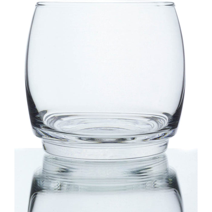 Stackable Clear Glass Double Old Fashioned Glasses, 11 ounces - Set of 6