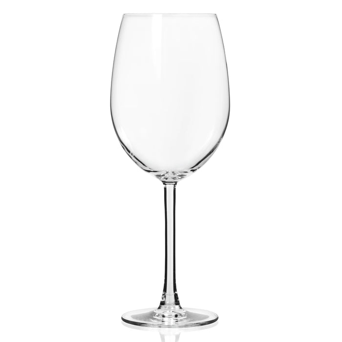 Premium Collection Lead Free Crystal Red Wine Clear Glasses, 24 Ounce - Set of 6