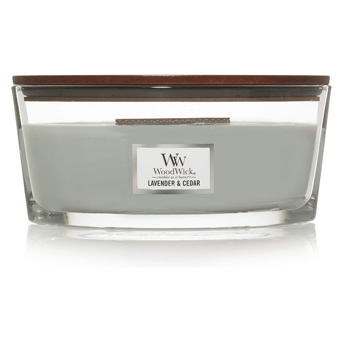 WoodWick 1666260 jar Candle, Light Gray