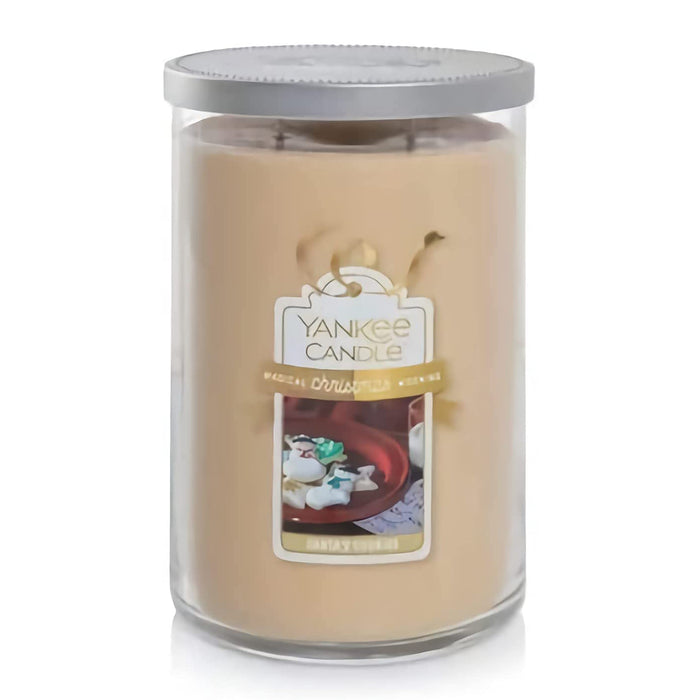 Yankee Candle Santa's Cookies — Magical Christmas Morning Collection — 2-Wick Glass Tumbler Candle — Large - 22oz - 110 Hours Burn Time