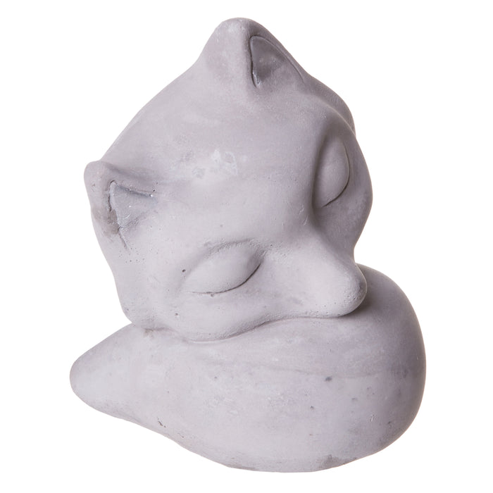 Red Co. Fantastic Little Fox, Decorative Cement Figurine, Small, 4-inch
