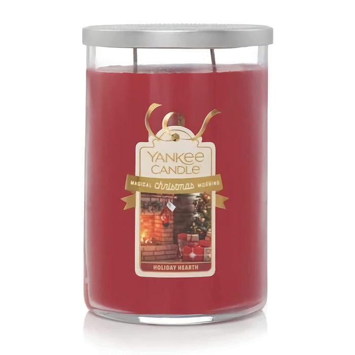 Yankee Candle Holiday Hearth — Magical Christmas Morning Collection — 2-Wick Glass Tumbler Candle — Large - 22oz - 110 Hours Burn Time
