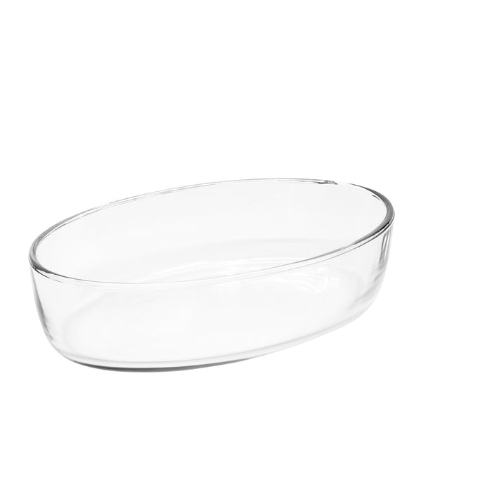 Red Co. Oval Clear Glass Casserole Baking Dish, Oven Basics Bakeware — 1.6 Quart - 10¼" x 7¼" x 2¼"