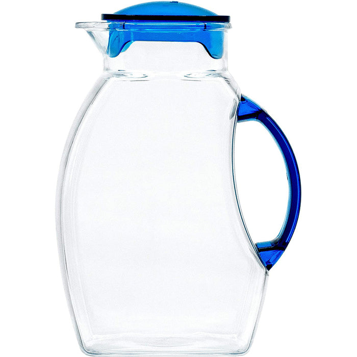 Red Co. 2.5 Litre Plastic Pitcher with Lid for Water, Iced Tea, Lemonade, Cold Beverages