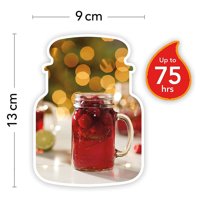 Yankee Candle Christmas Morning Punch — Magical Christmas Morning Collection — Iconic Original Glass Jar Candle — Medium - 14.5oz - 75 Hours Burn Time