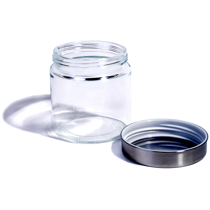Food Saver Clear Glass Storage Container Jar with Airtight Lid, 40 oz