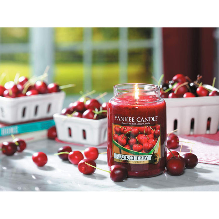 Yankee Candle Jar Small Black Cherry, One Size