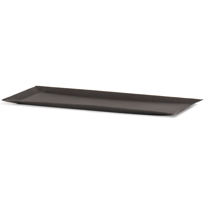Rectangle Display Tray Red Co. 11” x 4.5” Decorative Rectangular Iron Tabletop Display Tray ...