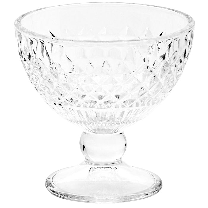 Red Co. Classic Footed Dessert Cups, Premium Crystal Clear Glass Ice Cream Bowls - Perfect for Parfait Fruit Salad or Pudding, Set of 6, 9 OZ