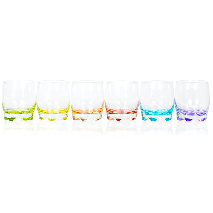 Vibrant Splash Water/Beverage Glasses, 9.75 Ounce