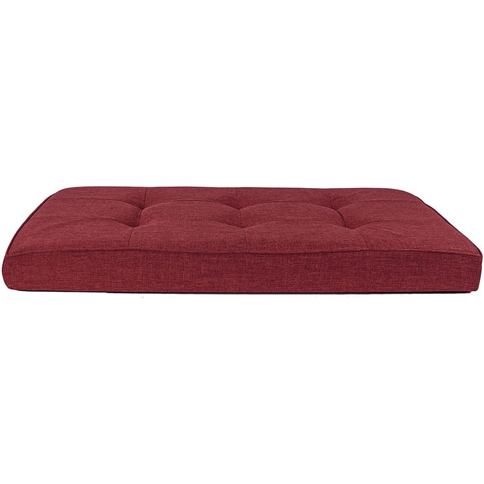 Red Co. Upholstered Folding Storage Ottoman with Padded Seat, 30" x 16" x 16"