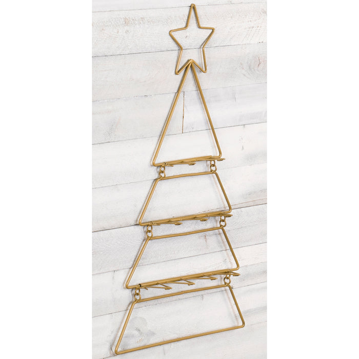 Red Co. Decorative Christmas Tree Wall-Hanging Ornament Display Rack