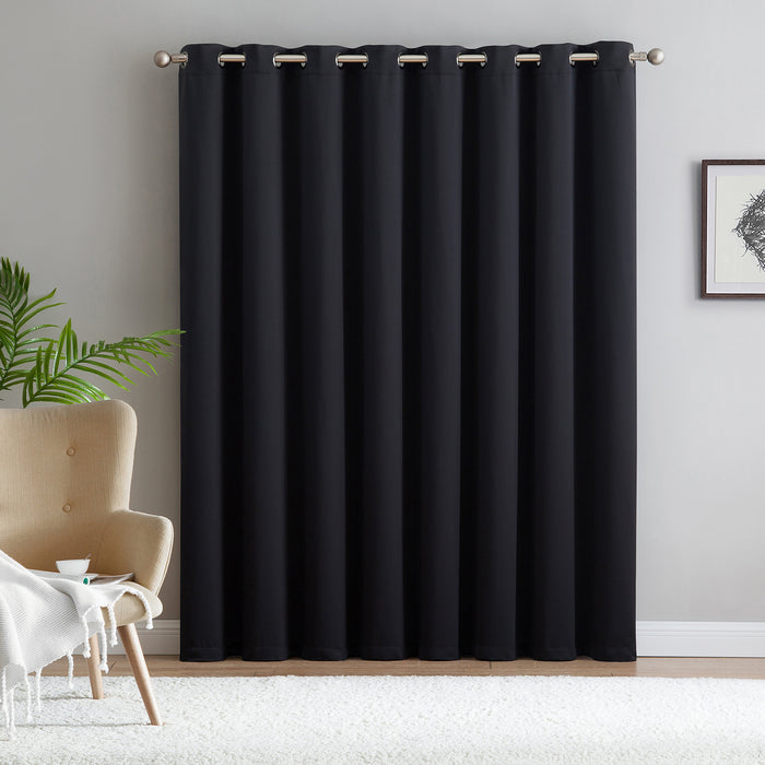 Red Co. Thermal Blackout Curtain with Grommets - Single Panel