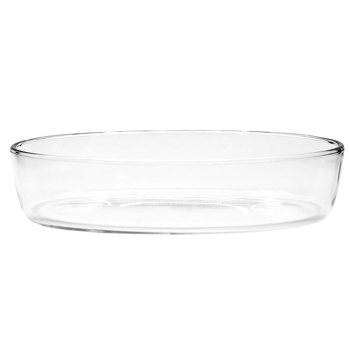 Red Co. Oval Clear Glass Casserole Baking Dish, Oven Basics Bakeware — 1.6 Quart - 10¼" x 7¼" x 2¼"