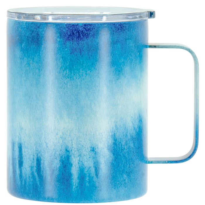 Red Co. Double Wall Vacuum Insulated Abstract Cold Blue Coffee Mug — Red  Co. Goods