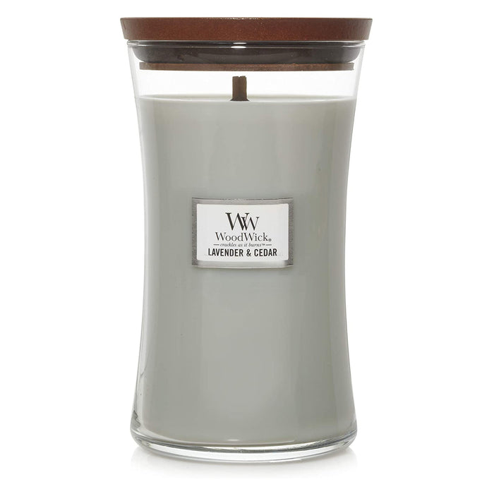 WoodWick 1666272 jar Candle, Light Gray