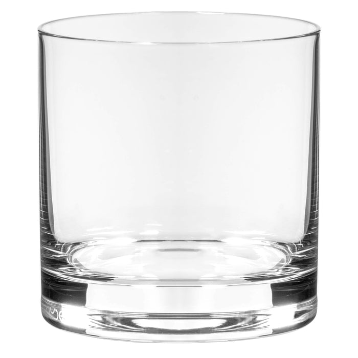 Double Old Fashioned Whiskey Glasses - Heavy Base Cocktail Tumblers, 8 oz - Set Of 6