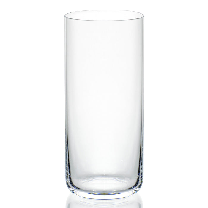 Red Co. All-Purpose Premium Clear Tall Tumbler Lead Free Crystal Glasses for Drinking, 13 fl oz, Set of 6