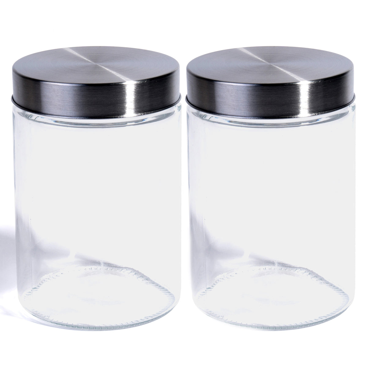 Food Saver Tall Clear Glass Storage Container Jar with Airtight