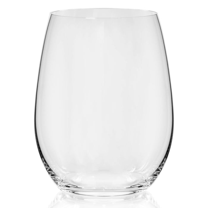 Pure Crystal Clear Large Stemless Red Wine Glasses, 20 ounce - Set of 4