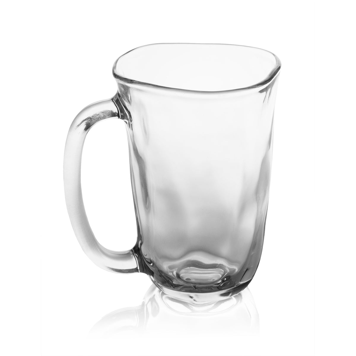 Red Co. Original Footed Clear Glass Irish Coffee Mug, Set of 6 - 7.75 Ounce