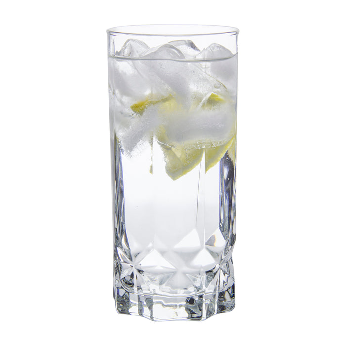 Glacier Highball Water Beverage Glasses, 10.75 Ounce - Set of 6