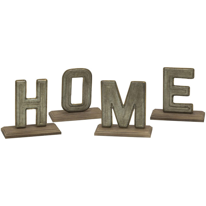 Tabletop Rustic Home Letters, Decorative Sign