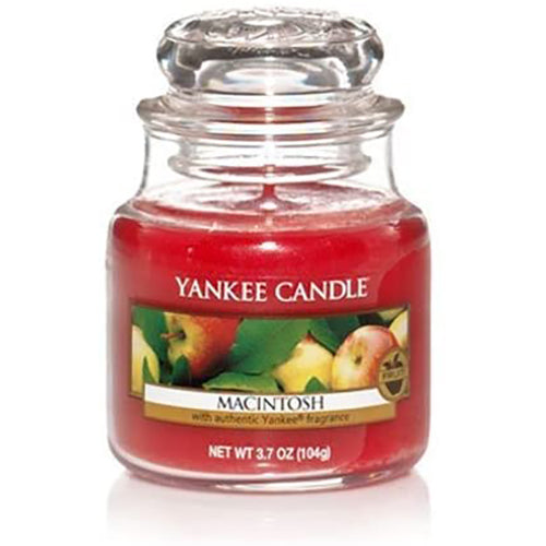 Yankee Candle Macintosh Small Jar Candle, Fruit Scent